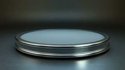 Metallic Round Display Platform