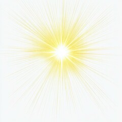 Obraz premium Abstract Radiating Light Burst Illustration