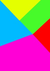 خلفية ملونة بألوان زاهية الاصفر والاخضر والاحمر والازرق واللون الوردي