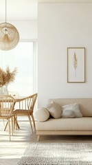 Modern Scandinavian Living Room Interior Design