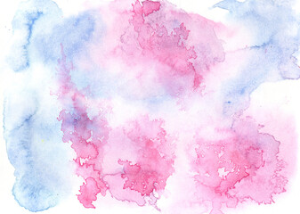 Obraz premium Aquarell farbenfroher Hintergrund mit Textfreiraum