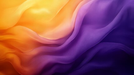 Obraz premium abstract background with a flowing, vibrant blend of orange and purple hues