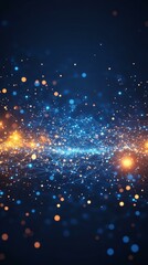 Fototapeta premium Abstract Digital Network Connections