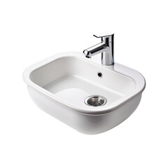 Fototapeta premium Wash basin on transparent background