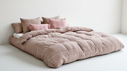 Elegant Light Pink Bedding Set