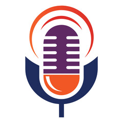 headphone logo design concept vector art and illustration