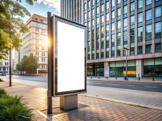 Outdoor billboard mockup