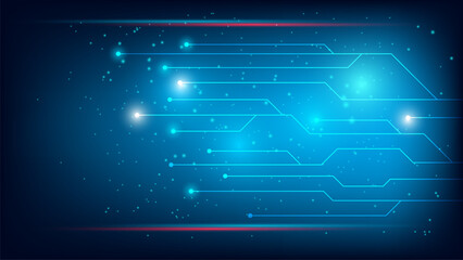 technology background.Vector abstract technology High tech circuit board connection system concept