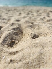 Natural sea sand texture, sea sand background