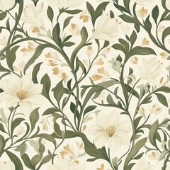 Floral Pattern Wallpaper