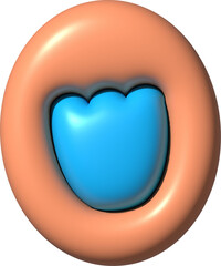 3D Ransom Letter Number 0
