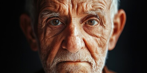 Obraz premium Older Man with Age-related Conditions