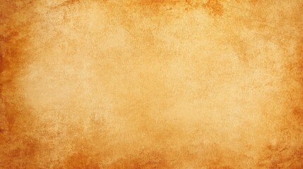 Obraz premium Warm-toned orange background with a soft vignette effect, drawing focus to the center for copy space. No text, no people.