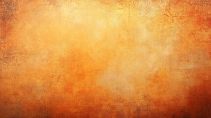 Fototapeta premium Warm orange autumn-inspired background with soft natural light effects, ideal for seasonal visuals. No text, no people.