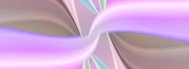 abstract wave fluid shapes. gradient background. 3d digital artwork image. gradient fluid flow gradient with shadow. symmetrical soft line art, pink, tan, beige, mocha mousse tones and shades. Cosmeti