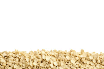 Gold confetti flying in lively celebration moment, cut out