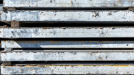 Stacked Weathered Concrete Slabs, Industrial Texture