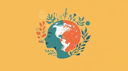 World Thinking Day Handwritten Typography for Poster Design