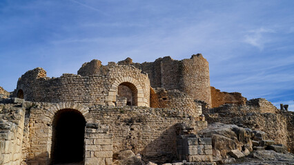 L'area archeologica di Dougga,Thugga,con gli spettacolari resti dell'antica città Romana...
