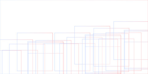 Abstract golden geometric square overlap layer lines on transparent background. Geometric white background with gray rectangle shape strokes lines pattern texture.