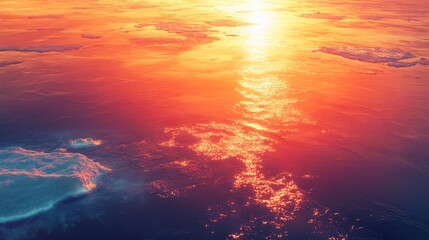 Fototapeta premium Climate change impact in the Arctic: melting icebergs and cracks in polar ice