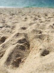 Natural sea sand texture, sea sand background