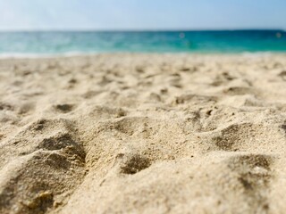 Natural sea sand texture, sea sand background