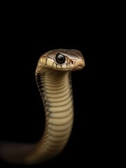 Fototapeta premium snake on a white background