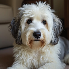 old english sheepdog portrait
