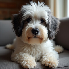 old english sheepdog portrait