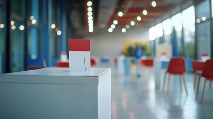 Election rule briefing in a volunteer office. Featuring active involvement