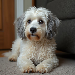 old english sheepdog portrait