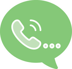 message and video calling icon