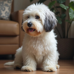 old english sheepdog portrait