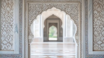 Intricate Archway Design in Historical Building Architecture