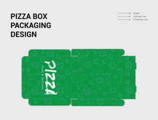 Pizza Box Design, Pizza Packaging Design, Pizza Box Design Template, Ready For Print.