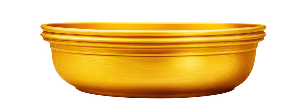 Whiskey glass on cutout with golden hue, cut out