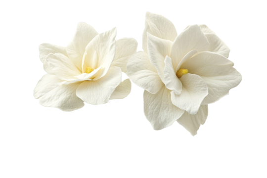 Elegant white flowers in delicate bloom