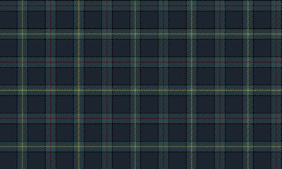 Seamless plaid pattern, blue, green, yellow, red, suitable for designing clothes, skirts, pants, giving a modern and lively look.