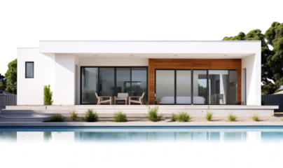 PNG Modern Australian style home architecture building house.