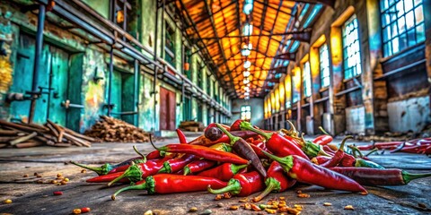 Abandoned industrial sites yield dramatic, gritty HDR images:  chilli pepper-sized details, textured rust, and decaying beauty.