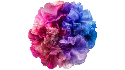 Vibrant flower arrangement in a colorful display