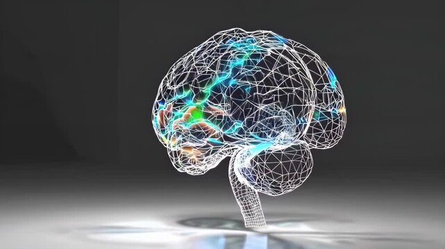 Medical 3D Human Brain Animation
