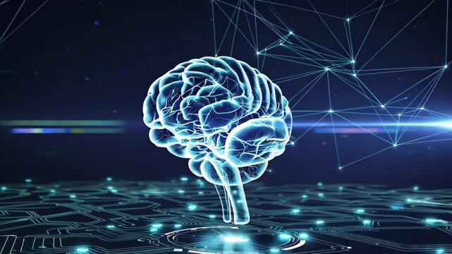 Medical 3D Human Brain Animation