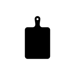 Obraz premium Cutting board silhouette vector illustration