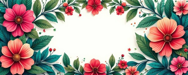 Intricate floral & leaf motifs, stylized lines, vector, illustration, grey