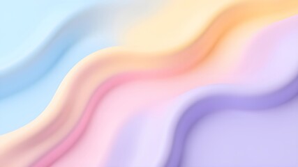 Obraz premium The dreamy flow of soft colors