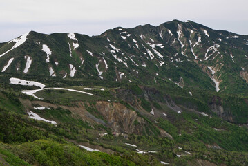 観光新道から見る別山