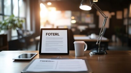 Election rule document on a desk in a cozy office space. Featuring accessible voting instructions