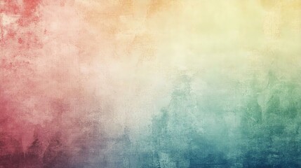 Obraz premium Beautiful gradient textured background with soft colors transitioning from red to yellow to green, ideal for art and design projects.